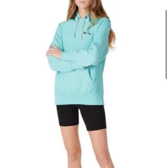 Champion Blue Hoodie Sweater Size XL Cotton Kangaroo Pockets - Picture 10 of 12